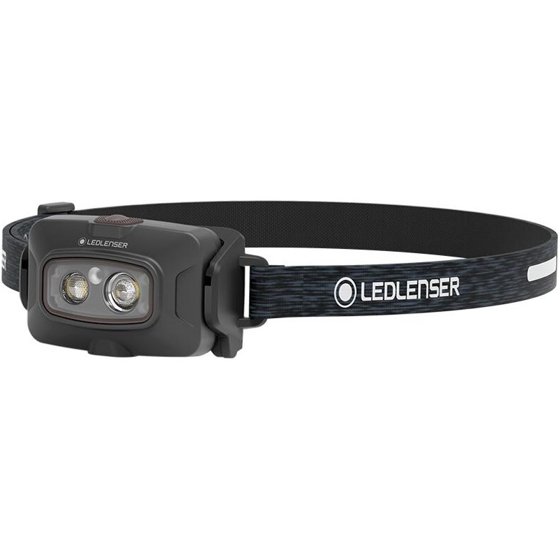 Stirnlampe HF4R Core, 500 lm, 130m Leuchtweite, IP68, wiederaufladbar, schwarz