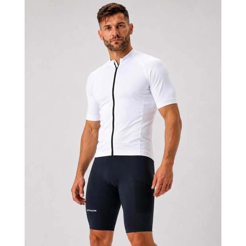 Herren Laufhose Tight Kurz Pro Team Schwarz