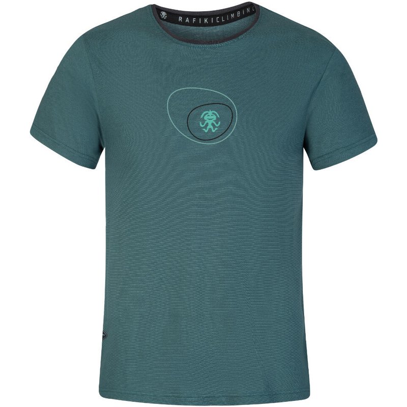 Herren Performance leichtes Kurzarm-T-Shirt RAFIKI blau