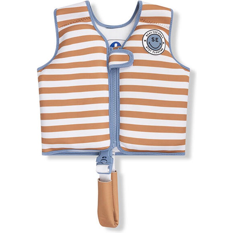 Swim Essentials Schwimmweste - Braun/Weiß - Softlines - 2/3 Jahre