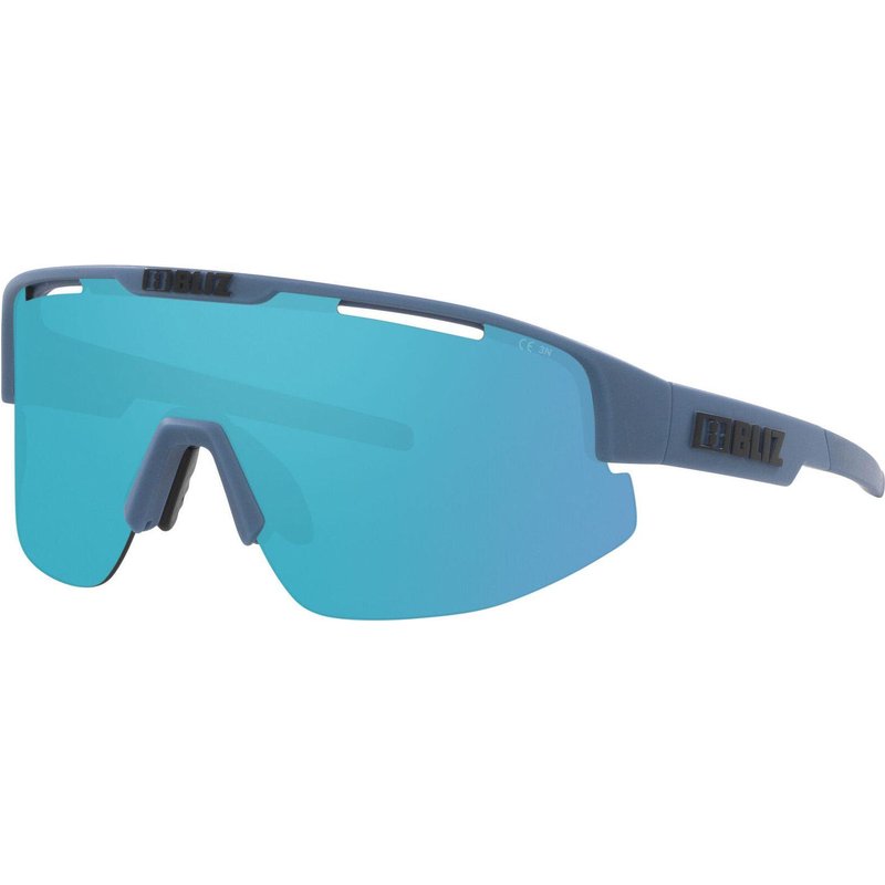 Bliz Matrix Brille Mattblau - Spiegelglas Blau