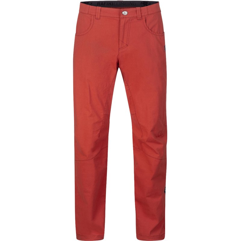 Herren-Kletterhose aus ultraleichter Baumwolle RAFIKI rot