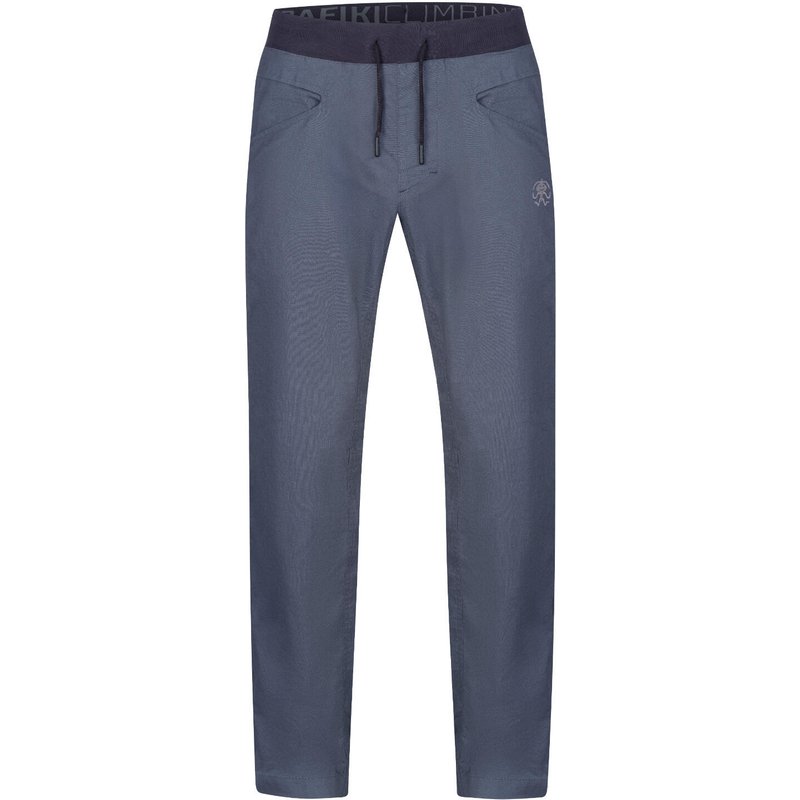 Herren Leinenhose für den Sommer beim Klettern und im Alltag RAFIKI blau