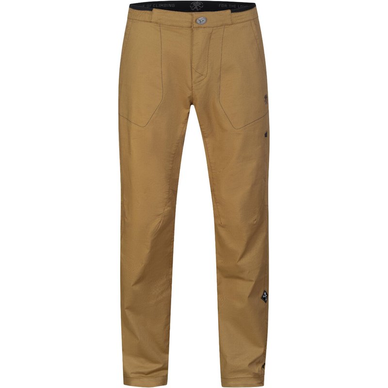 Herren-Baumwoll-Kletterhose RAFIKI mit bewährtem Schnitt braun
