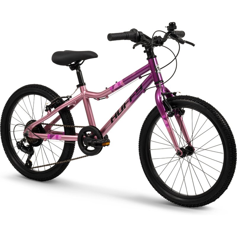 Huffy 20-Zoll Literide 7-Gang Fahrrad, Neonrosa, Grau, für 7- bis 9-Jährige