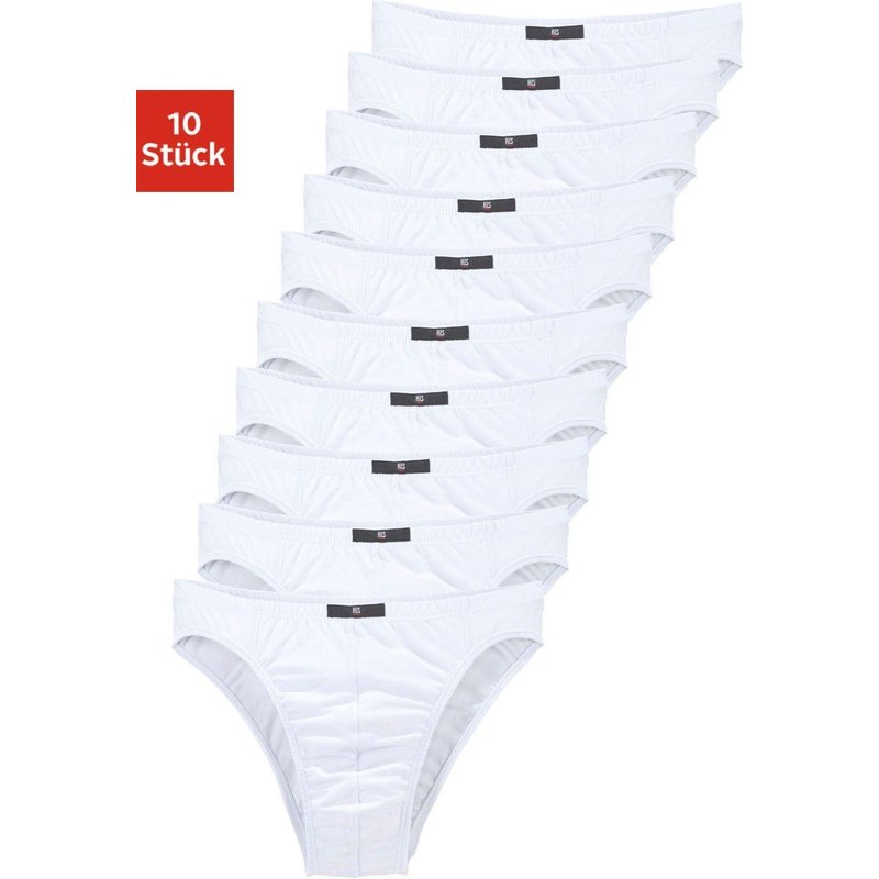 Herren H.I.S Basic Slips (10 Stück) »Cotton made in Africa«