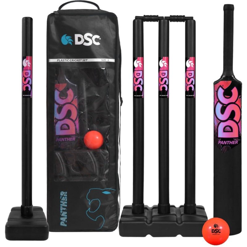 Panther Kunststoff Cricket Set Perfekt für Freizeit-Cricket