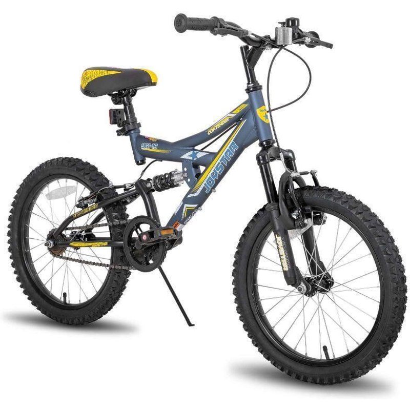 Jungen&Mädchen Fahrrad Mountainbike 20" Doppel-Federung+Stahlrahmen,6-10J