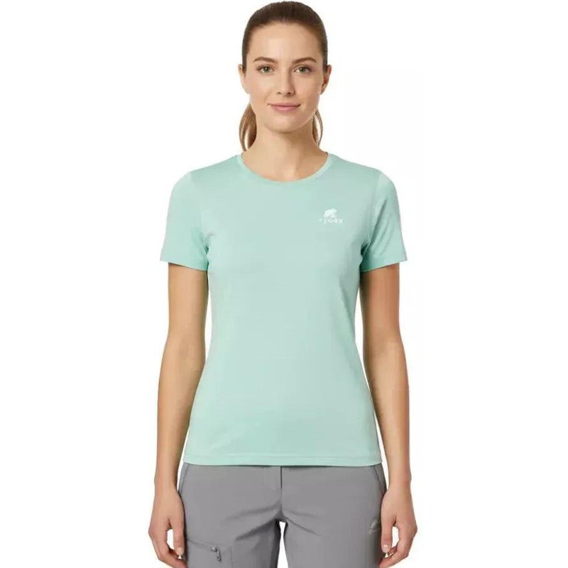 Trekking-T-Shirt aus Merinowolle für Damen
