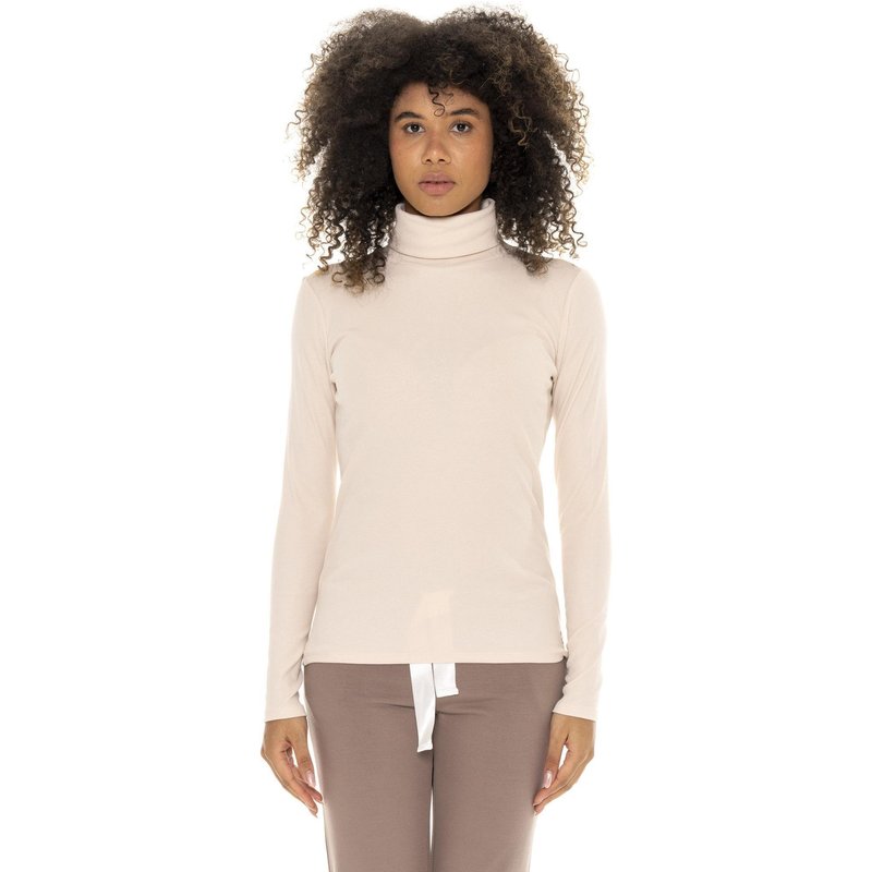 Leone 1947 Chic Tones Damen-Langarm-Rippshirt
