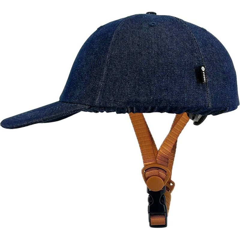 Fahrradhelm Vizorz SwitchCap - Blue Denim cap