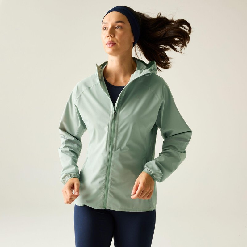 Ultraleichte, wasserdichte Wanderjacke mit Kapuze für Damen