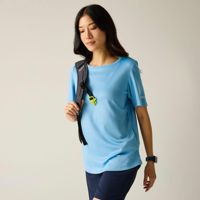 Botanna Damen Kurzarm-T-Shirt mit Logo, schnelltrocknend
