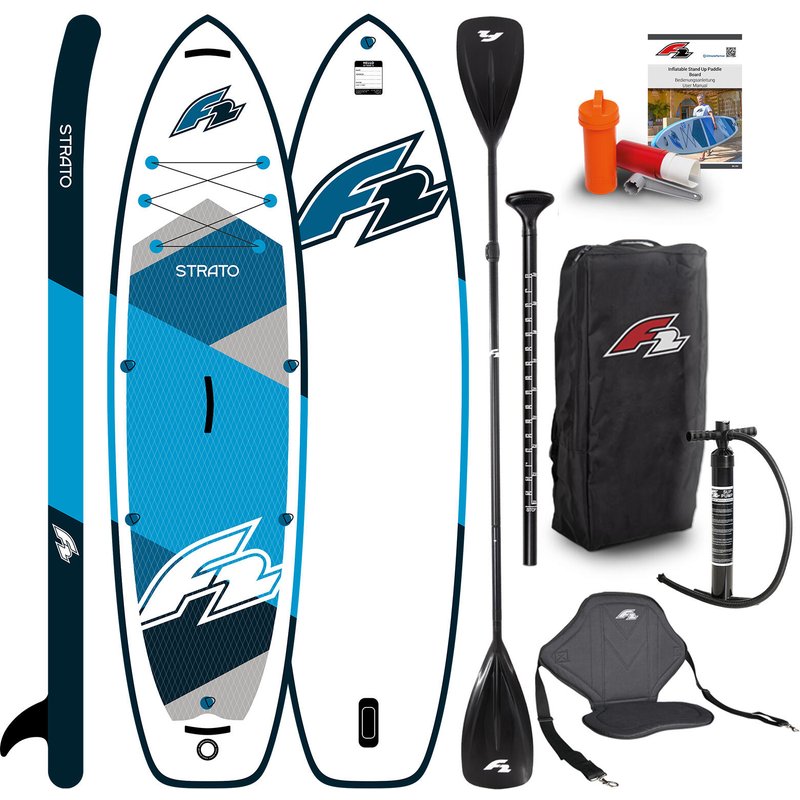 F2 SUP Stand Up Paddle Board Strato Limited Edition 12'5'' Blau