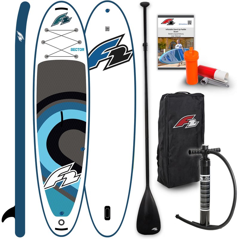 F2 Sector SMU 10,5 Marken SUP 320cm aufblasbares Stand Up Paddle Board + Zubehör