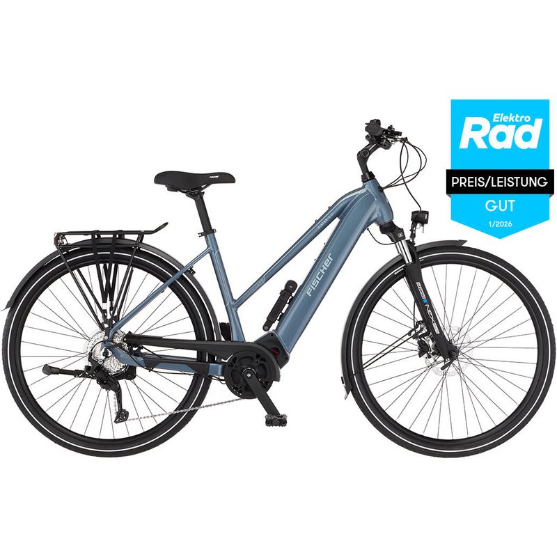 FISCHER Trekking E-Bike VIATOR 6.8i ULTIMATE blau, 28 Zoll, RH 45 cm, 711 Wh