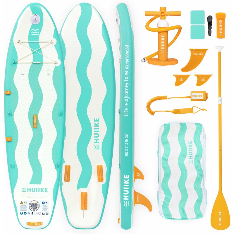 Stand Up Paddling Board Kinder Aufblasbar 8’7” mit Zubehör, bis 80 kg, Aqua
