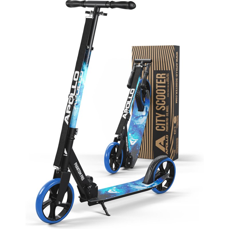 Apollo City Scooter Phantom – klappbarer Kinderroller mit 200 mm Rollen