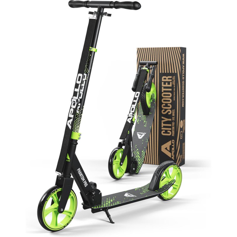Apollo City Scooter Phantom – klappbarer Kinderroller mit 200 mm Rollen