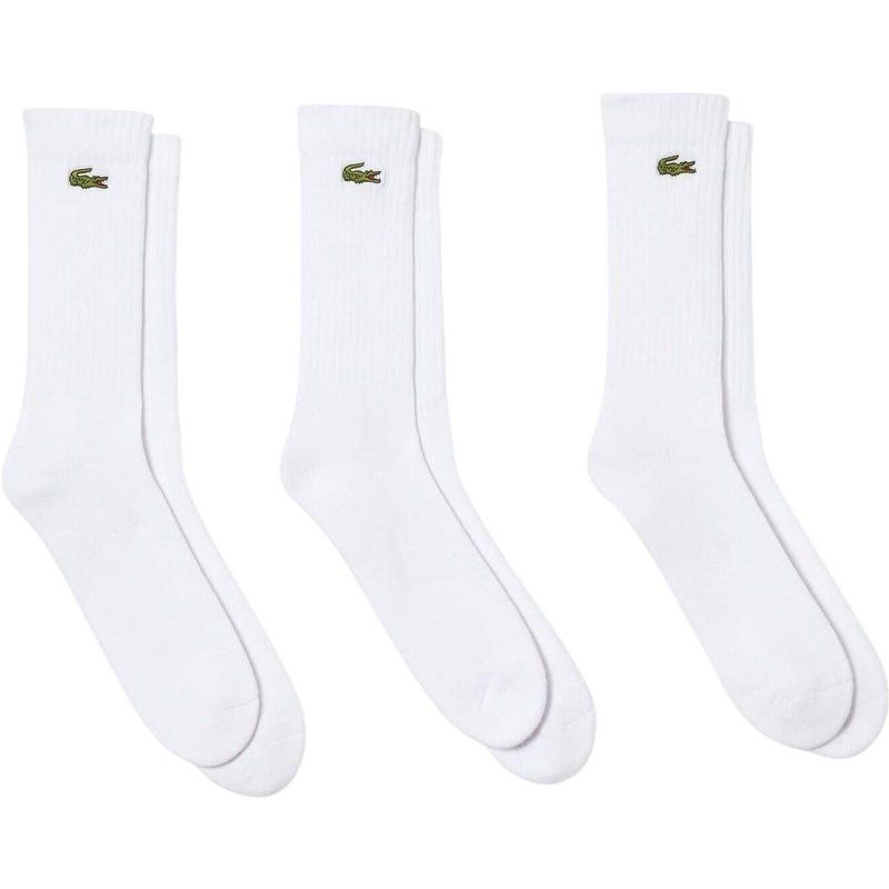 Socken für HerrenDamen Unisex, Baumwolle (3erPack) Damen und Herren Weiß