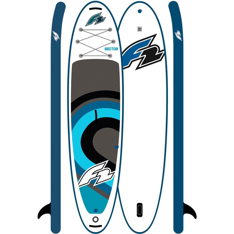 F2 SUP Stand Up Paddle Board ohne Zubehör Sector SMU Blau 350cm 11,5