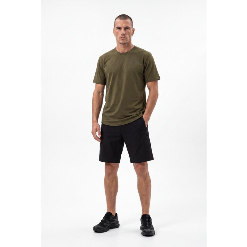 Kurze Outdoorhose - Wandern - Unisex - SOLX - Schwarz