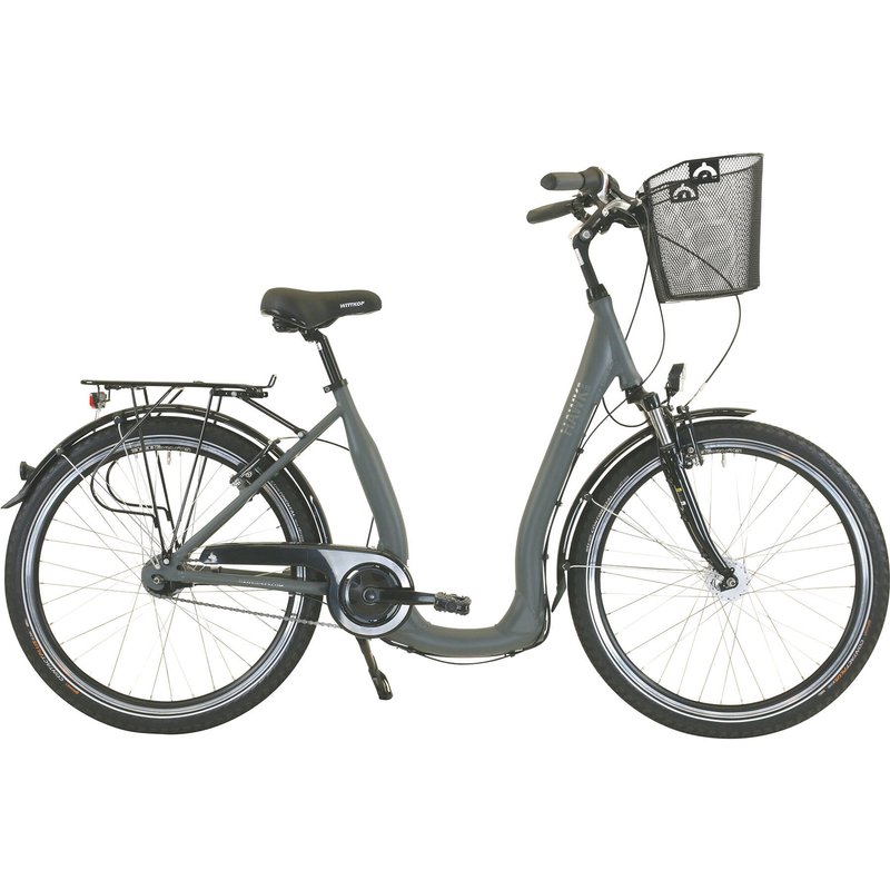 City Comfort Deluxe Plus Grey 7-Gang 26 Zoll