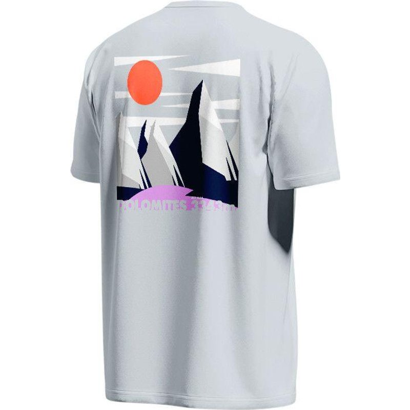 BV Sport Lyocell Dolomites Trek Summit Kurzarm-Trikot, grau, Unisex