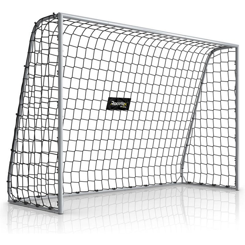 RACETEX Goal Silver Stahl-Fußballtor 240×160 cm