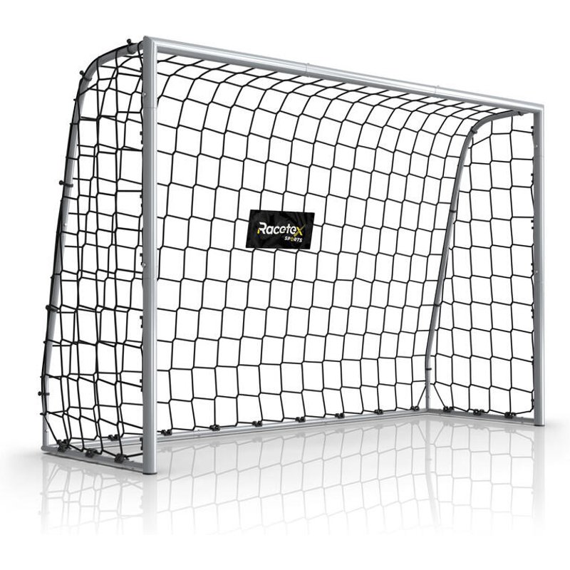 RACETEX Goal Silver – Stahl-Fußballtor 180 x 120 cm wetterfest
