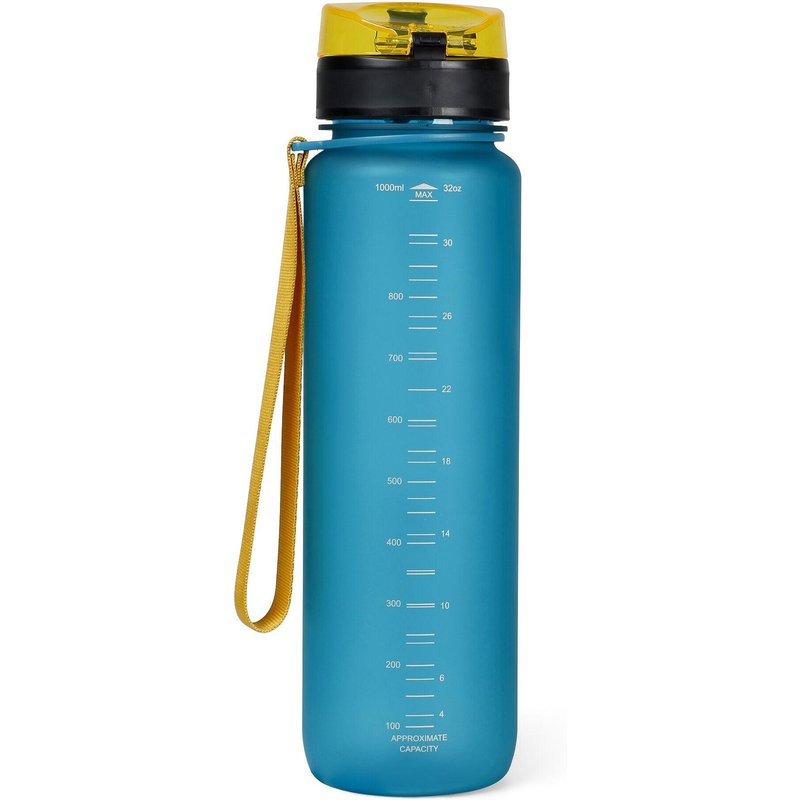 Tritan Flasche 1 L mit Klappdeckel