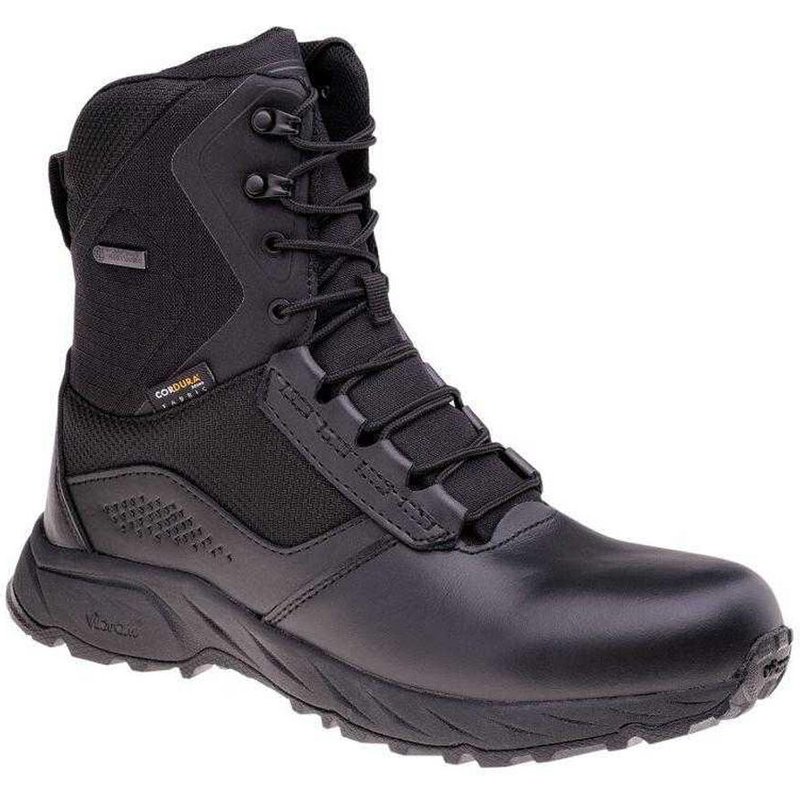 "Interceptor" Taktische Stiefel für , Leder Herren Schwarz