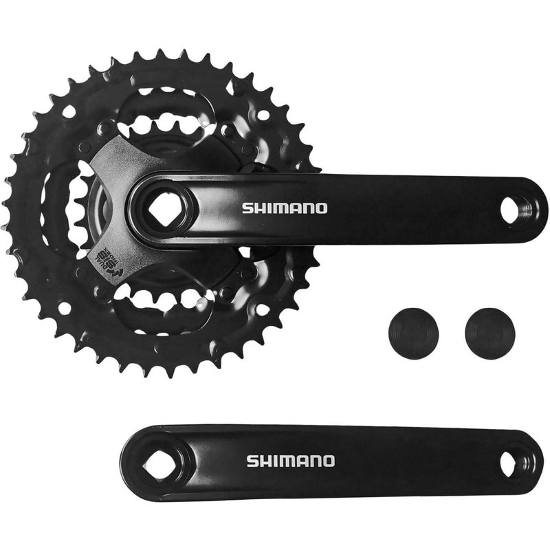 Shimano Tourney FC-TY501 Kurbelgarnitur 42-34-24 175 mm schwarz