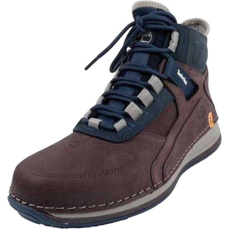 Sneaker für , Leder Herren Braun/Dunkles Marineblau