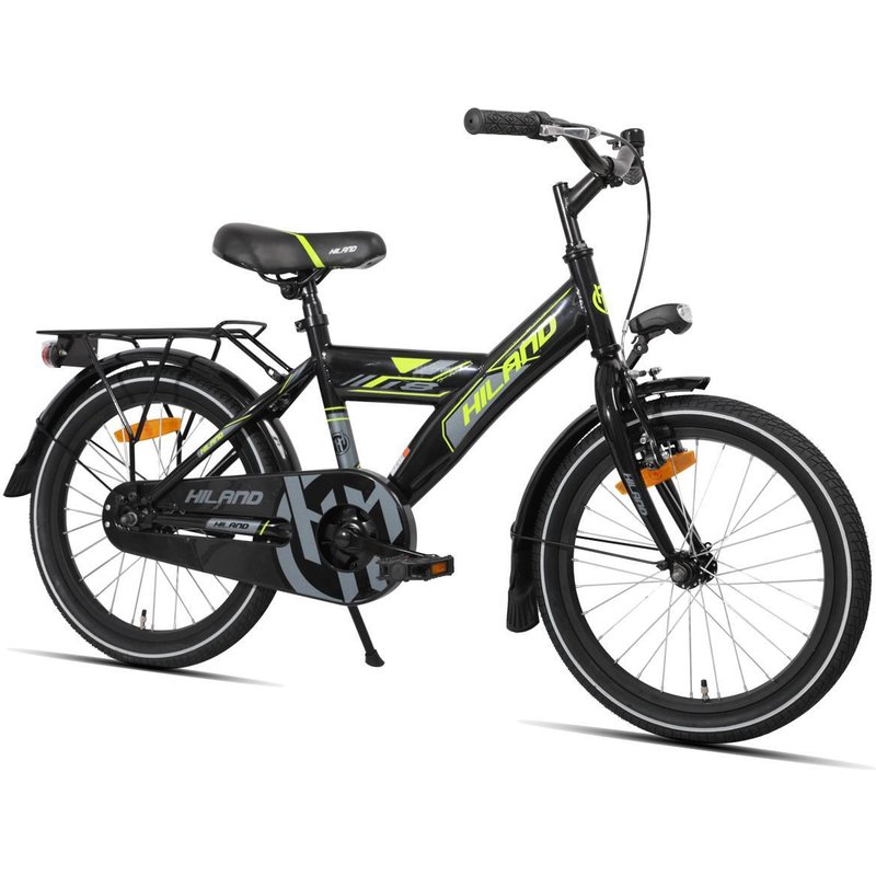 Jungen Rad Kinderfahrrad 16/18", Stützräder, Doppelbremsen, Gepäckträger, 5-8