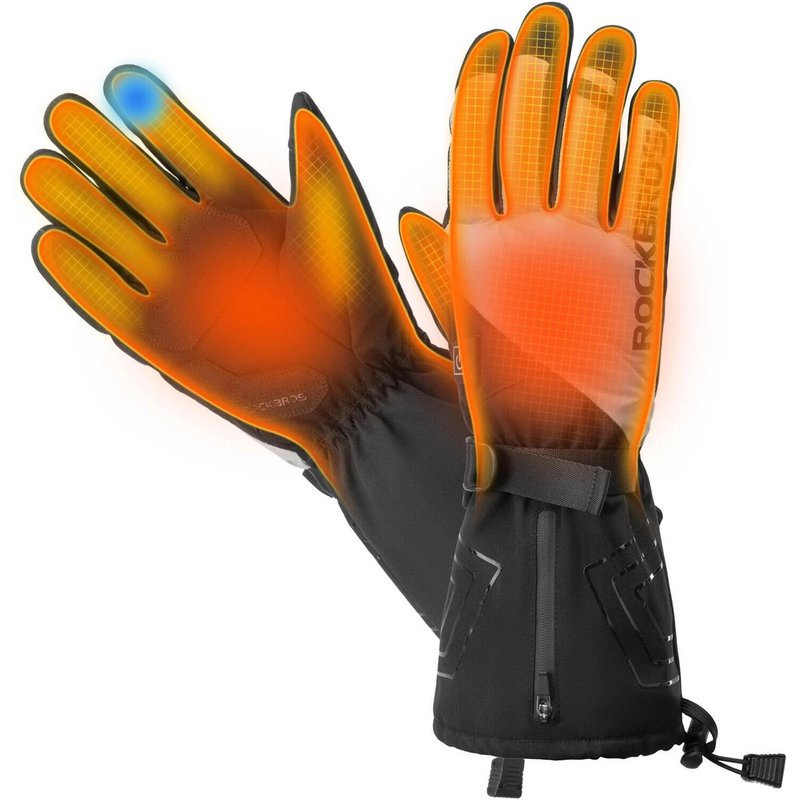 ROCKBROS Beheizte Winterhandschuhe für Radfahren