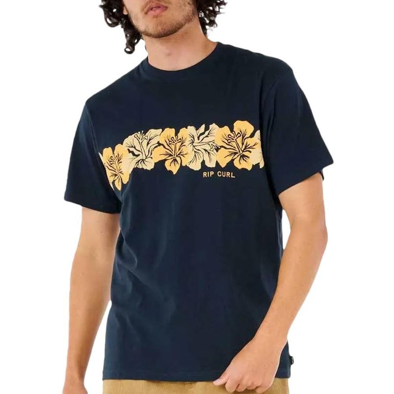 Rip Curl Herren T-Shirt Hibiskus Marineblau