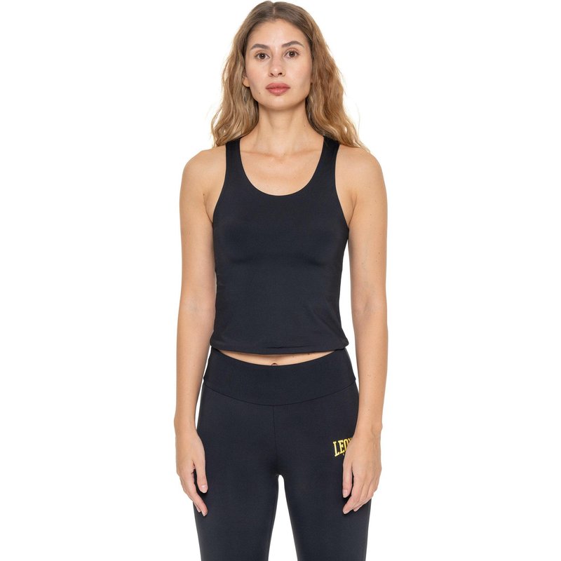 Kurzes Damen-Tanktop Active Gold