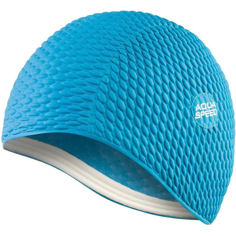 Aqua Speed - Damen Badekappe lange Haare Latex weich Bombastic Stil