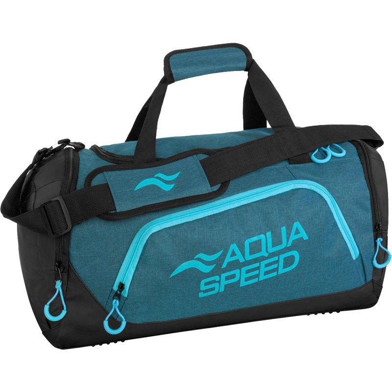Aqua Speed - Mittel Sporttasche Schwimmen Pool belüftet mit Tasche