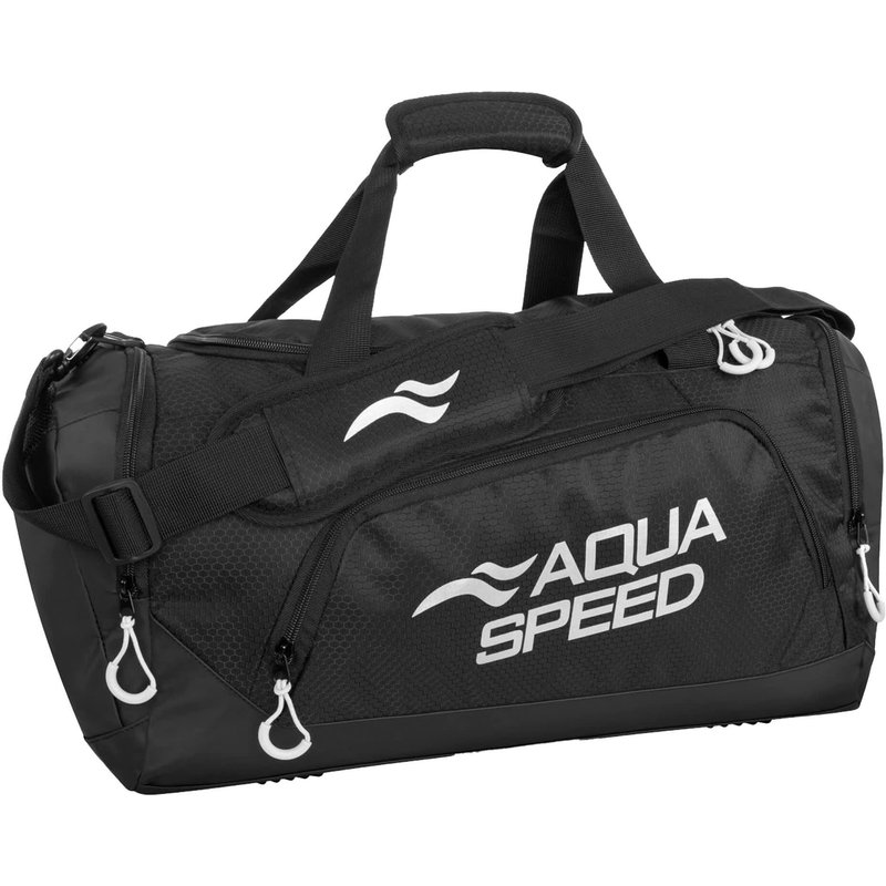 Aqua Speed - Mittel Sporttasche Schwimmen Pool belüftet mit Tasche