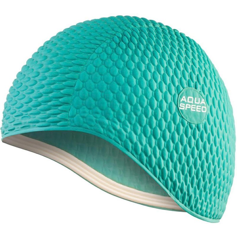 Aqua Speed - Damen Badekappe lange Haare Latex weich Bombastic Stil