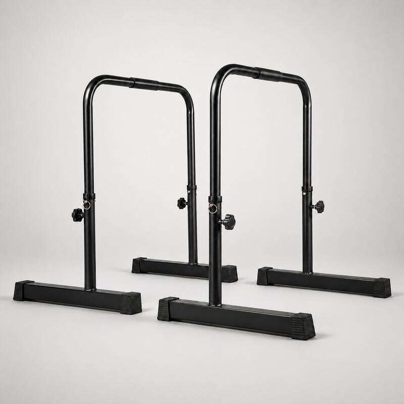 Verstellbare Dip Barren PRO - 5 Höhen - Dip Station - Dip Stangen - Parallettes