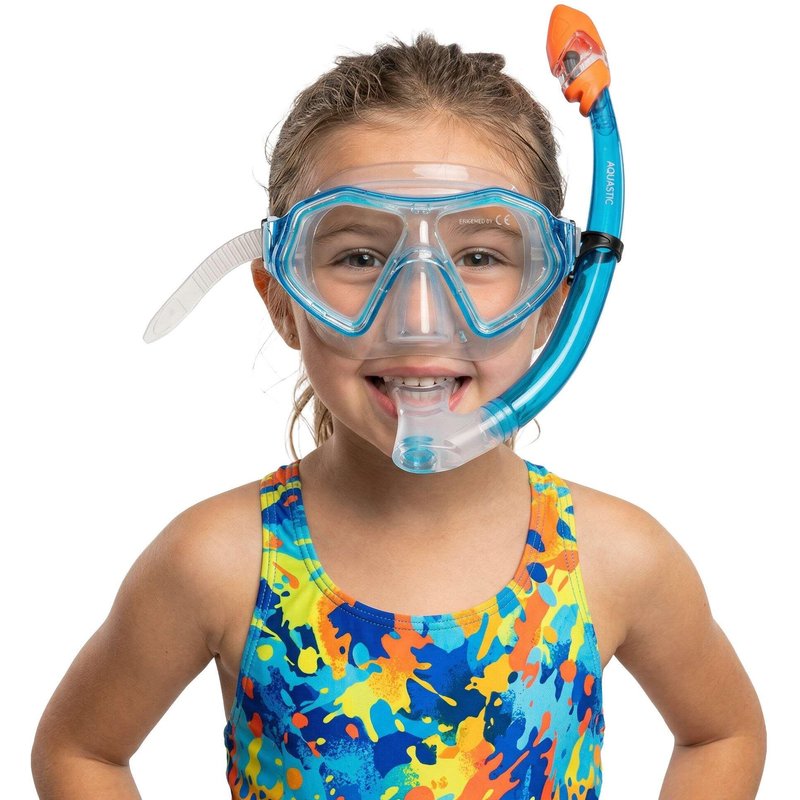 AQUASTIC Shelly Kinder-Schnorchelset