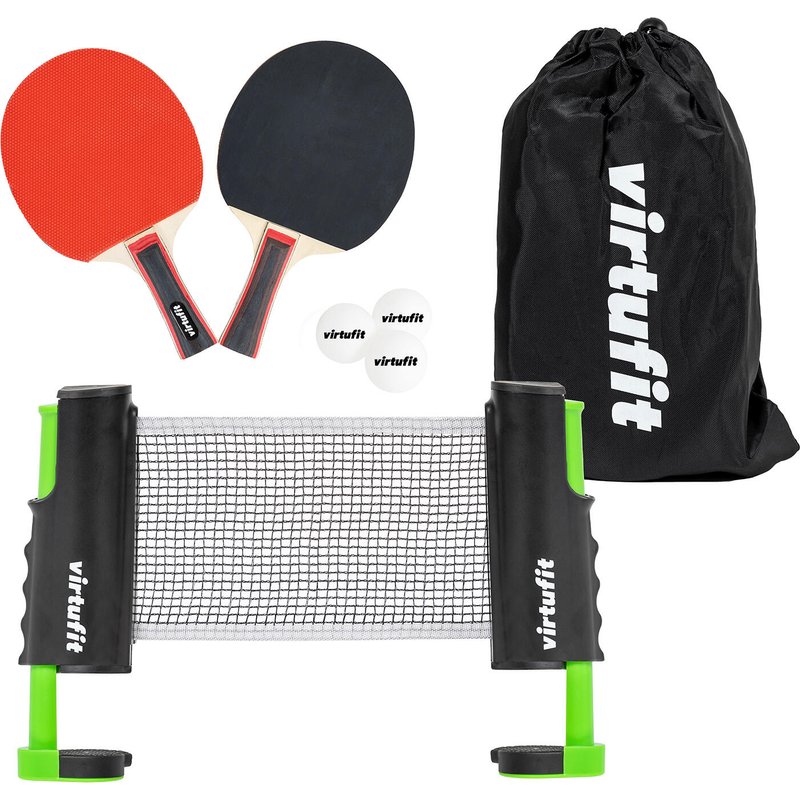 Verstellbares Tischtennis-Set – mit Schlägern und 3 Bällen