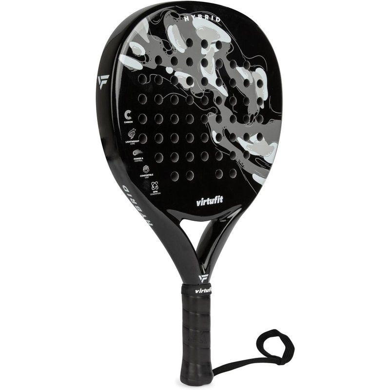 Padelschläger - Hybrid - Schwarz/Grau