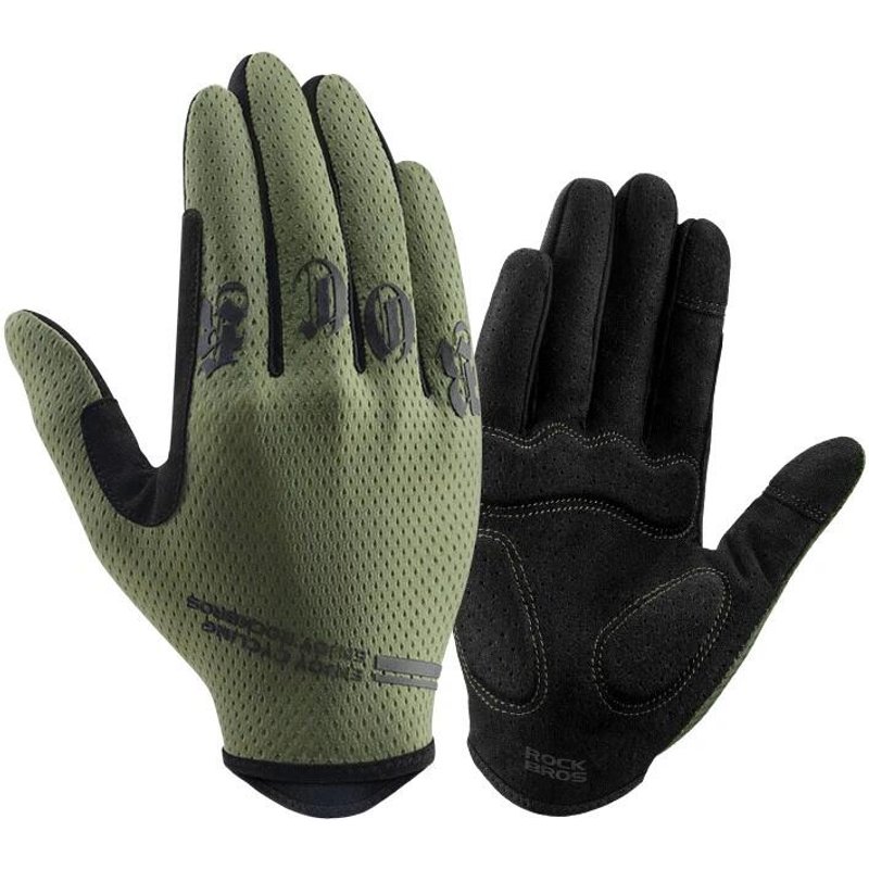 ROCKBROS Stoßdämpfende Fahrradhandschuhe Touchscreen