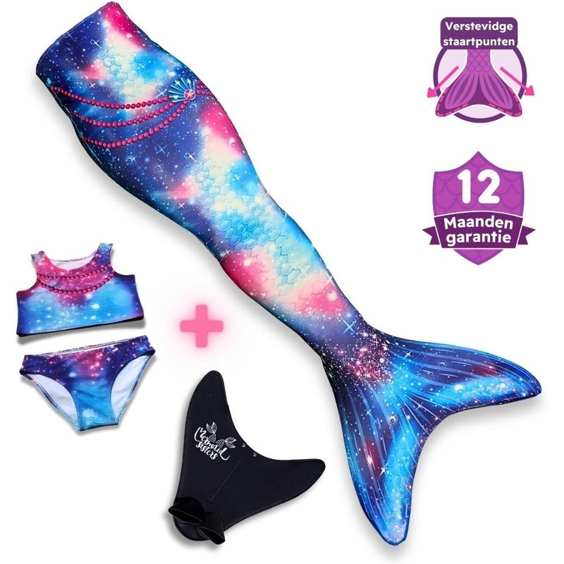 Meerjungfrauenflossen-Set Prinzessin Tara Monovin & Bikini-Bademode