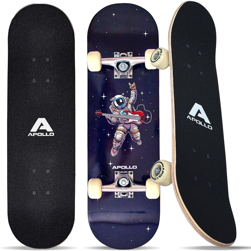 Apollo Kinder Skateboard 71 cm – Komplettboard für Anfänger