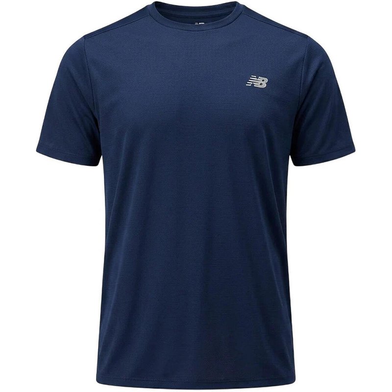 New Balance Herren-t-shirt Marineblau